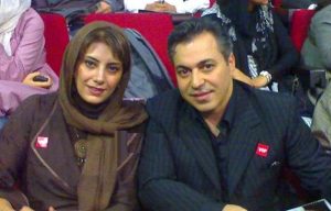 لادن طباطبایی و سعید تهرانی در یک مراسم رسمی