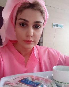 رز رضوی در بیمارستان