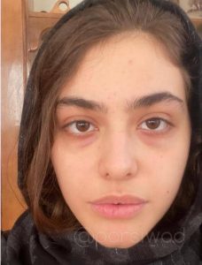 عکس بدون آرایش ریحانه پارسا