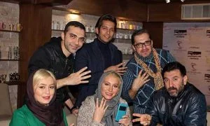 فریبا نادری در جمع دوستان استقلالی اش
