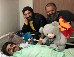 عیادت بازیگران از امیر نوری در بیمارستان