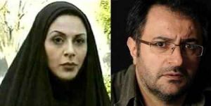 علی دهکردی و آفرین چیت ساز با چادر