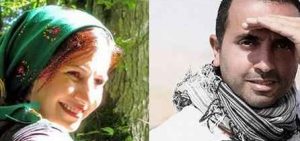 نیما بانکی و لیلی رشیدی با روسری سبز