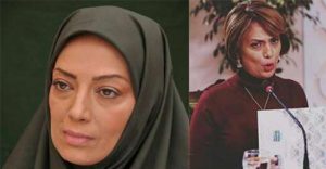 عکس بی حجاب پردیس افکاری و عکس با حجابش با مقنعه