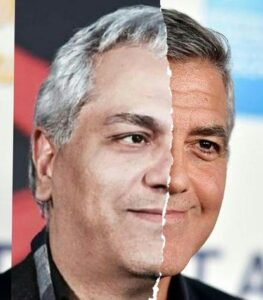 شباهت جرج کلونی و مهران مدیری