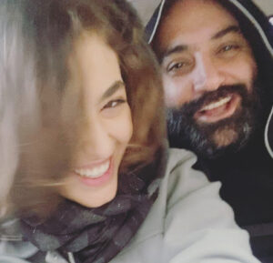 عکس عاشقانه ریحانه پارسا و مهدی کوشکی