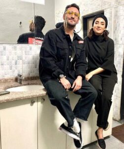 تصویری از از بهاره افشاری و نیما شعبان نژاد