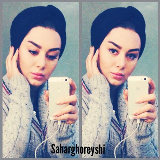 عکس های بدون آرایش سحر قریشی
