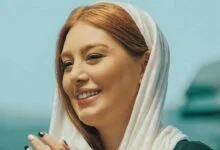 سحر قریشی با شال سفید