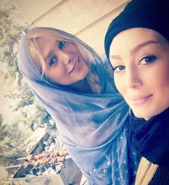 عکس های بدون آرایش سحر قریشی با دوستش