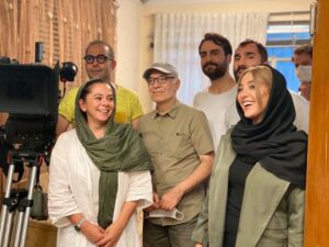 آناهیتا درگاهی در کنار مستانه مهاجر