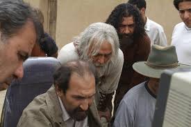 بازیگر مختارنامه فریبرز عرب نیا در پشت صحنه