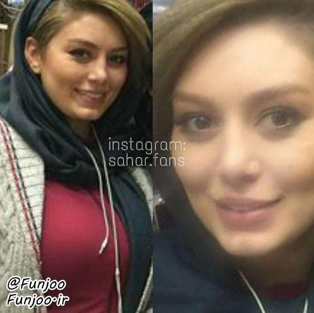 عکس های بدون آرایش سحر قریشی با روسری مشکی