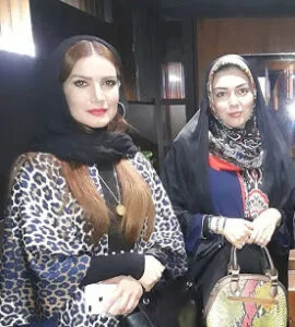متین ستوده در کنار آزاده نامداری