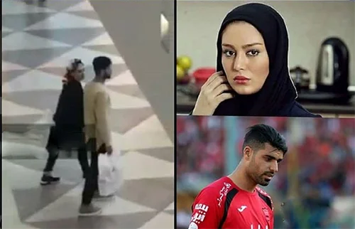 سحر قریشی و مهدی طارمی در قطر