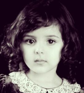 بهاره افشاری در کودکی