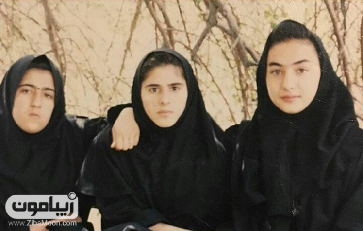 هانیه توسلی در دوران مدسه قبل از عمل زیبایی