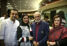 سعید امیرسلیمانی و فرزندانش و همسرش