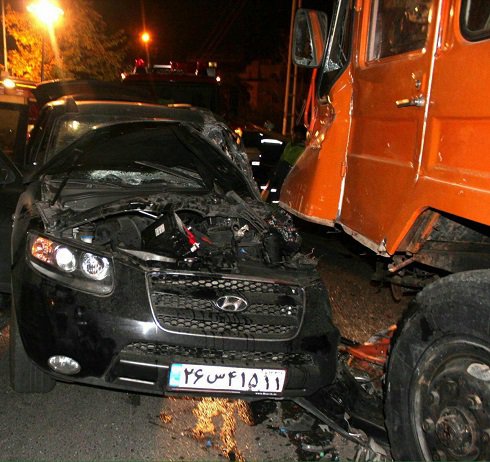 تصادف باران کوثری