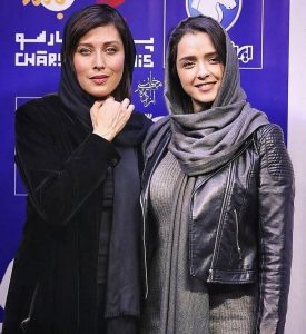 مهتاب کرامتی در کنار ترانه علیدوستی