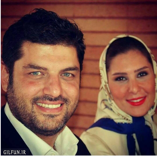 سام درخشانی و همسرش - رنگ چشمان سام درخشانی