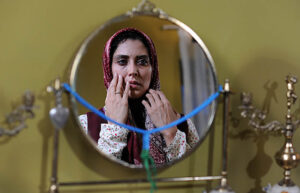 گریم مهتاب کرامتی در فیلم الزایمر