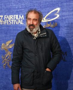 تیپ مشکی سیامک صفری از بازیگران مرد ایرانی بالای 50 سال