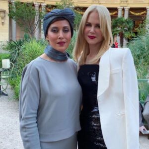 مهتاب کرامتی و نیکول کیدمن در شوی لباس جورجیو آرمانی