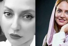 مهناز افشار با روسری صورتی - مهناز افشار ممنوع التصویر شد