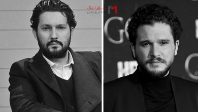 شباهت کیت هرینگتون و حامد بهداد