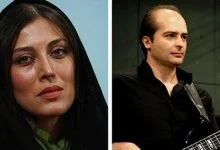 مهتاب کرامتی با شال مشکی - طلاق مهتاب کرامتی