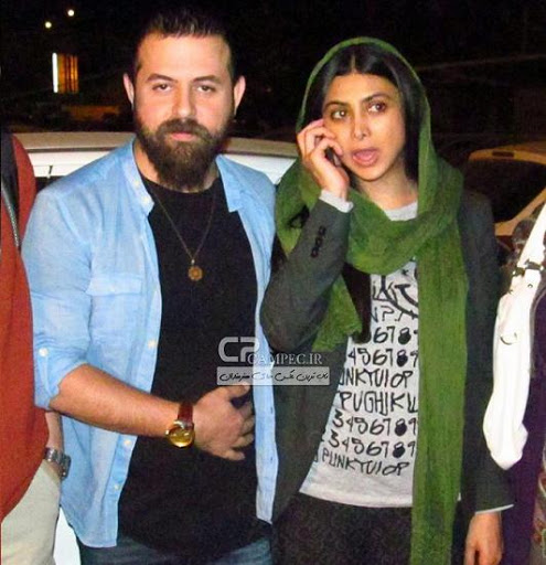 آزاده صمدی با شال سبز - طلاق آزاده صمدی