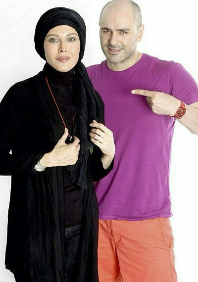 مهتاب کرامتی با لباس مشکی - طلاق مهتاب کرامتی