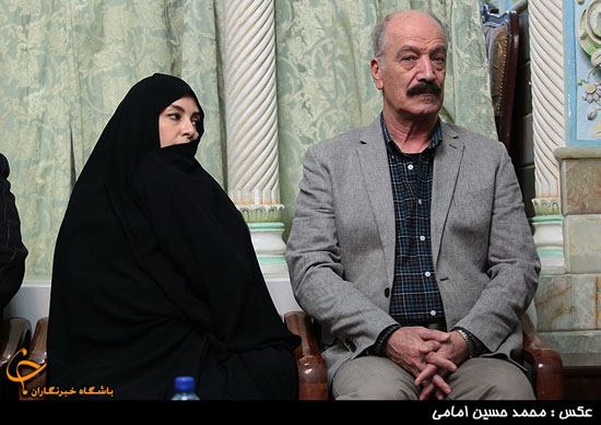 مریلا زارعی با چادر