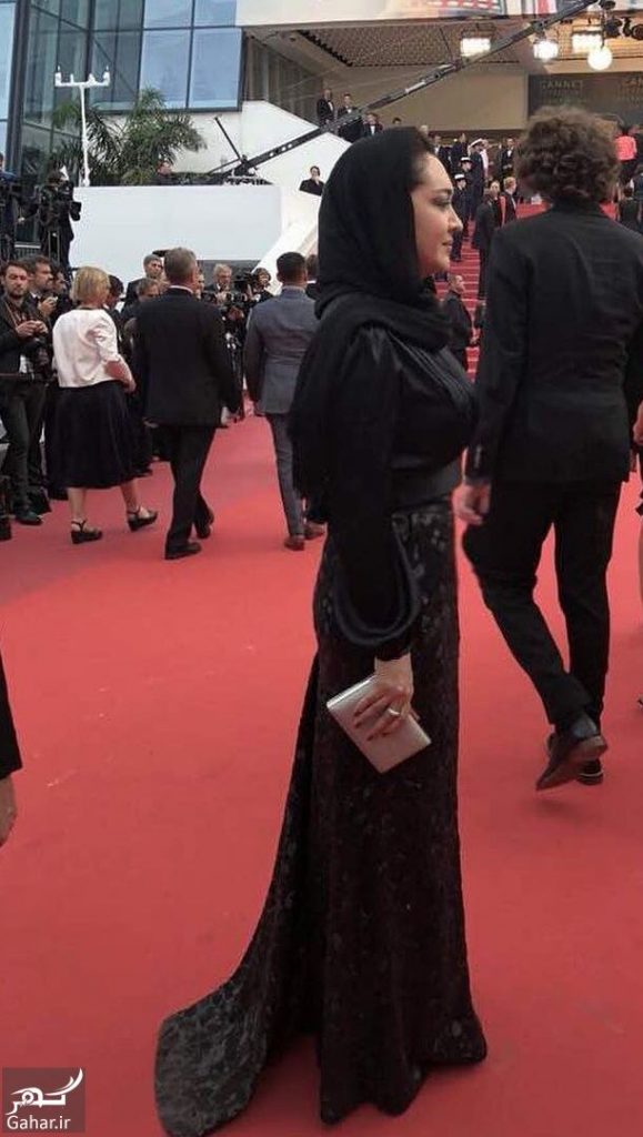 نیکی کریمی با لباس مشکی - نیکی کریمی جشنواره کن