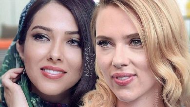 لیلا اوتادی و اسکارلت جوهانسون با موی بلوند - شباهت لیلا اوتادی و اسکارلت جوهانسون