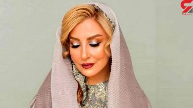 مرجانه گلچین گیلانی با آرایش غلیظ