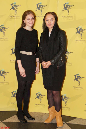 نیکی کریمی با لباس مشکی - نیکی کریمی جشنواره کن