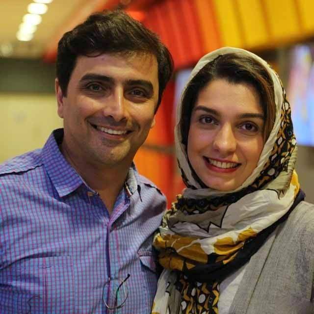 امین زندگانی و الیکا عبدالرزاقی با شال رنگی