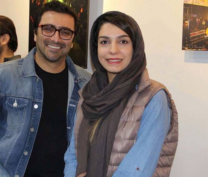 امین زندگانی و الیکا عبدالرزاقی با شال مشکی