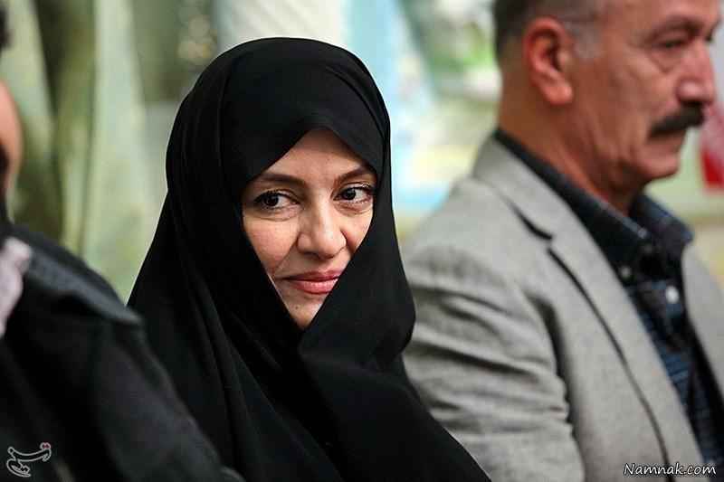 مریلا زارعی با چادر 