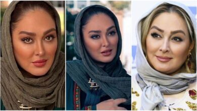 الهام حمیدی و همسرش