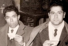 عکس علی نصیریان قبل از انقلاب با کروات