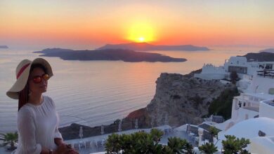 عکس الناز شاکردوست در خارج با لباس سفید