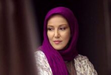 پانته آ بهرام کرونا با شال بنفش