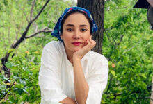 بهاره افشاری با لباس سفید - ممنوع التصویری بهاره افشاری