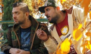 بهرام رادان در کنار محسن کیایی