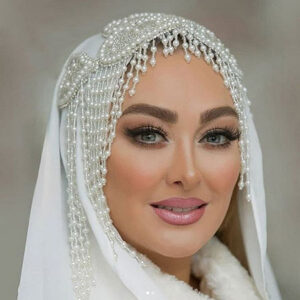 الهام حمیدی با ارایش غلیظ