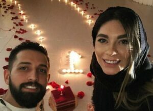 محسن افشانی و همسرش