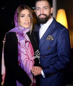 محسن افشانی و همسرش سویل